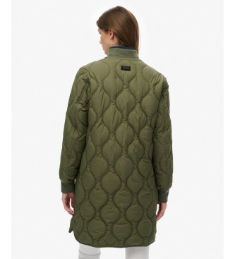 Superdry Casaco comprido acolchoado verde