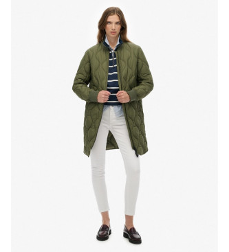 Superdry Casaco comprido acolchoado verde