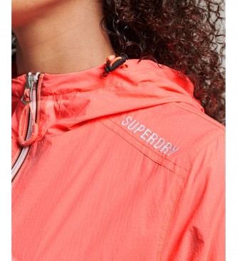 Superdry Lightweight jacket with Code Standard logo orange