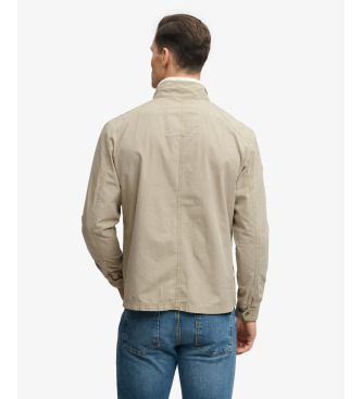 Superdry Casaco Merchant Ripstop Racer taupe