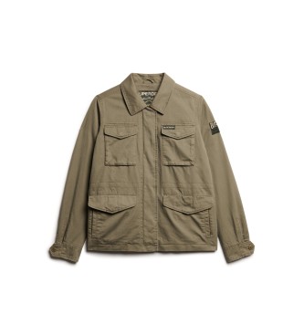 Superdry Broderad militrjacka M65 grn