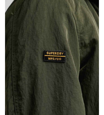 Superdry Military jacket with hood Ma1 green