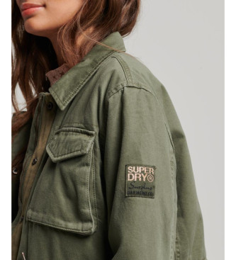 Superdry Chaqueta militar con forro M65 verde