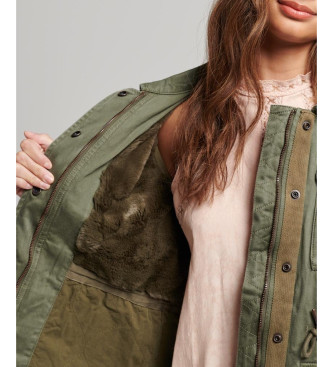 Superdry Casaco militar com forro M65 verde