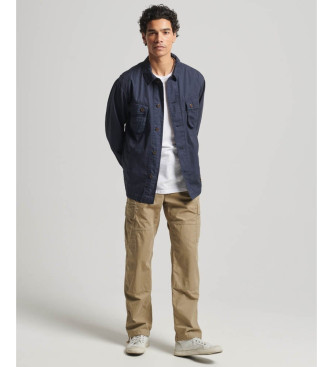 Superdry Navy military jacket