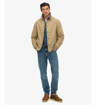 Superdry Coach Nylon Jacket beige