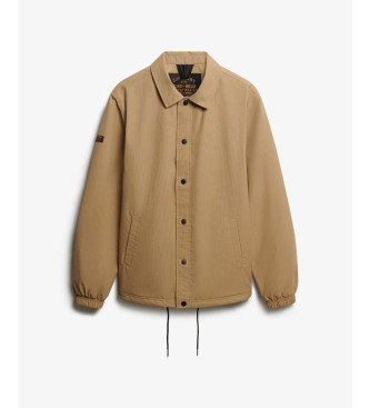 Superdry Coach Nylon Jacket beige