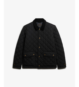 Superdry Casaco Coach acolchoado preto