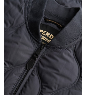 Superdry Jacke Kurz Steppfutter grau