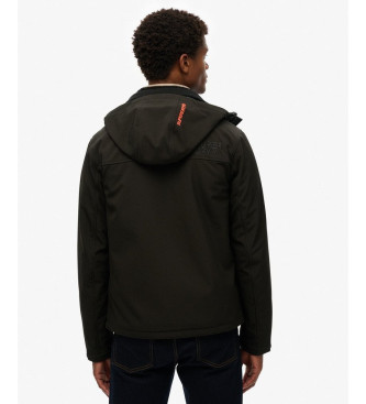 Superdry Chaqueta Soft Shell Trekker negro