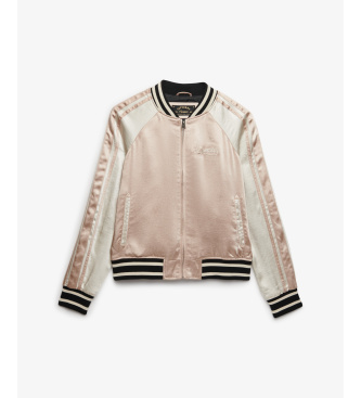 Superdry Suikajan broderet jakke taupe