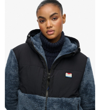 Superdry Super Soft Hybrid Jacke marineblau