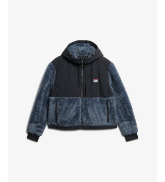 Superdry Super Soft Hybrid Jacke marineblau
