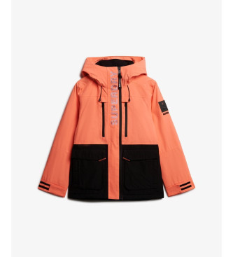 Superdry Ultimativ freestyle-skijakke koral