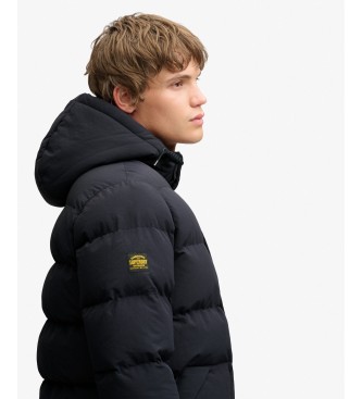 Superdry Klassieke Everest gewatteerde jas marineblauw
