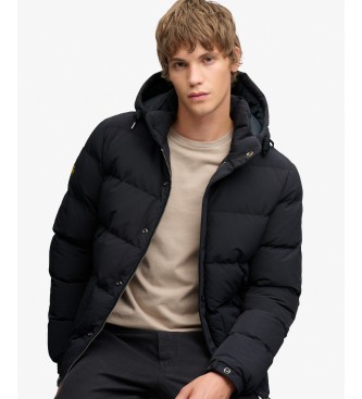 Superdry Klassieke Everest gewatteerde jas marineblauw