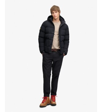 Superdry Klassieke Everest gewatteerde jas marineblauw