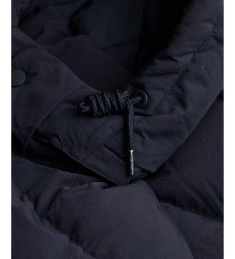Superdry Klassieke Everest gewatteerde jas marineblauw