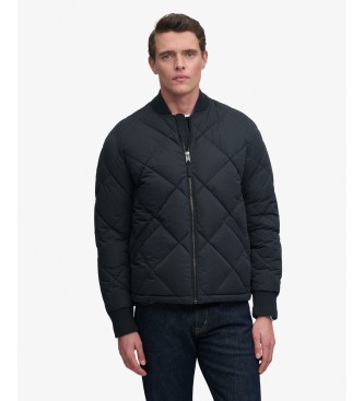 Superdry Marineblaue Steppjacke Diamond Quilt