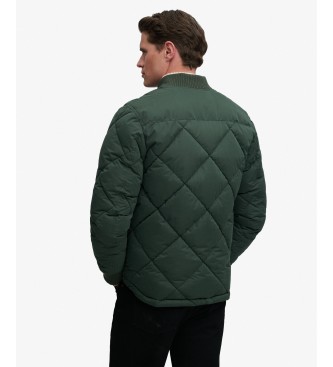 Superdry Giacca imbottita verde Diamond Quilt