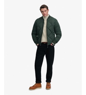 Superdry Giacca imbottita verde Diamond Quilt