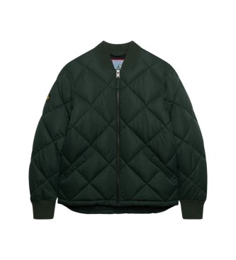 Superdry Giacca imbottita verde Diamond Quilt