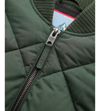 Superdry Giacca imbottita verde Diamond Quilt