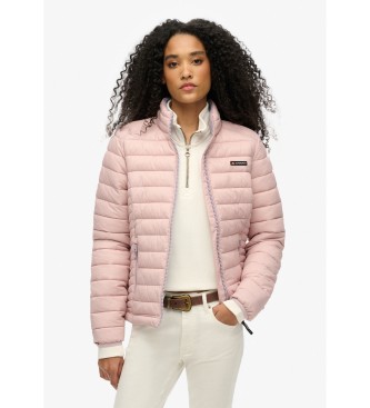 Superdry Prešita jakna Fuji Lite roza