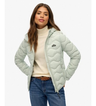 Superdry Fuji Lite Wave Padded Steppjacke, grau