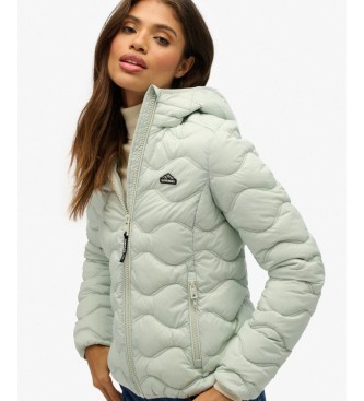 Superdry Fuji Lite Wave Padded Steppjacke, grau