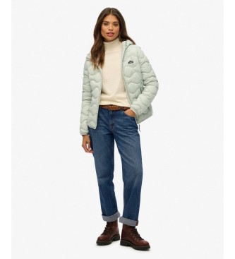Superdry Fuji Lite Wave Padded Steppjacke, grau