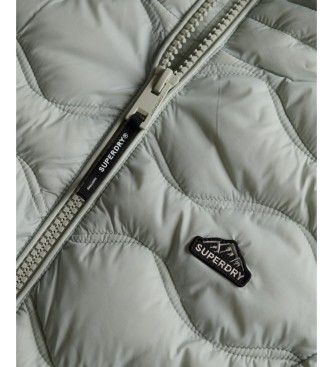 Superdry Fuji Lite Wave Padded Steppjacke, grau