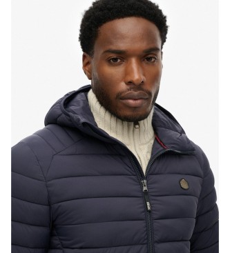 Superdry Giacca imbottita Hooded Fuji Lite blu marino