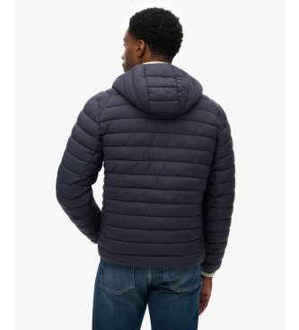 Superdry Giacca imbottita Hooded Fuji Lite blu marino