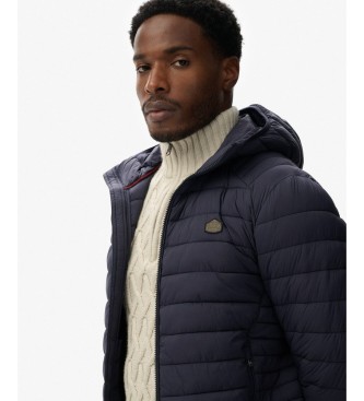 Superdry Giacca imbottita Hooded Fuji Lite blu marino