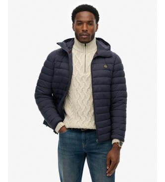 Superdry Giacca imbottita Hooded Fuji Lite blu marino