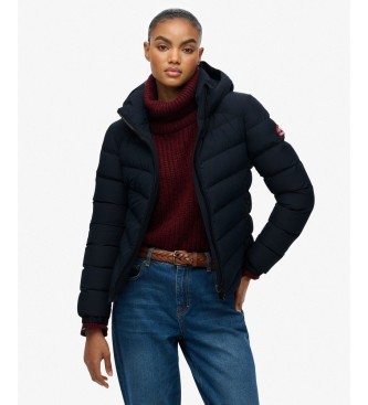 Superdry Fuji Padded Kapuzenjacke, marineblau