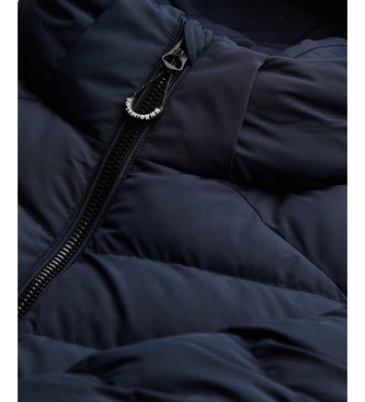 Superdry Fuji Padded Kapuzenjacke, marineblau
