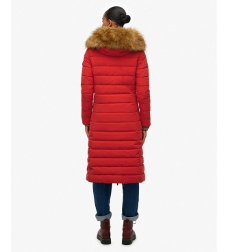 Superdry Rode New Arctic Long gewatteerde jas