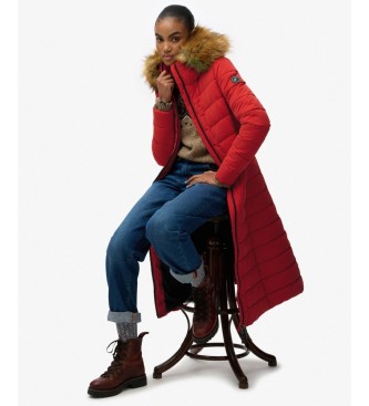 Superdry Rode New Arctic Long gewatteerde jas