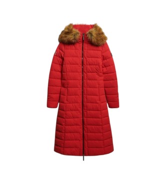 Superdry Rode New Arctic Long gewatteerde jas
