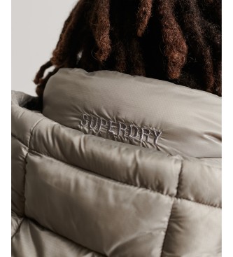 Superdry Lightweight quilted jacket grey