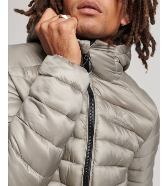 Superdry Lightweight quilted jacket grey