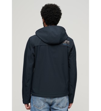 Superdry Hooded jack van softshell stof Trekker Navy