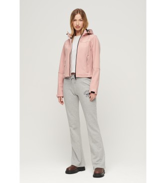 Superdry Veste softshell  capuche Trekker rose