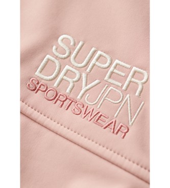 Superdry Veste softshell  capuche Trekker rose