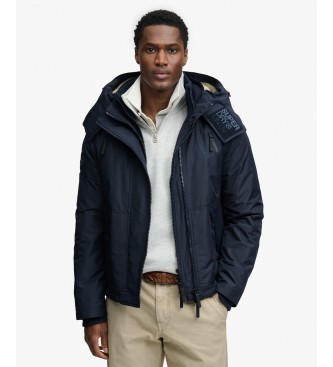 Superdry Jacka Hooded Arctic marinblå