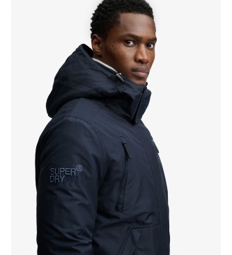 Superdry Jacka Hooded Arctic marinblå