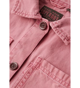 Superdry Jacka med fyra fickor Chore rosa