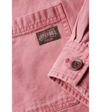 Superdry Jacka med fyra fickor Chore rosa